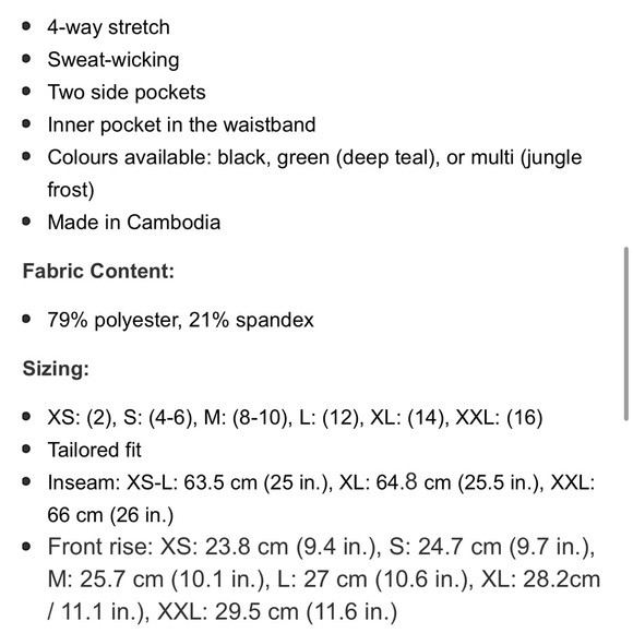 LOLE leggings large - Picture 2 of 2